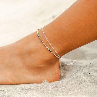 Master Healer 2mm Metal Accent Healing Anklet