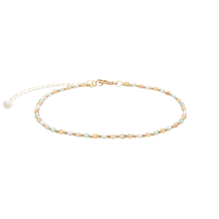 Good Fortune + Growth Healing 2mm Anklet