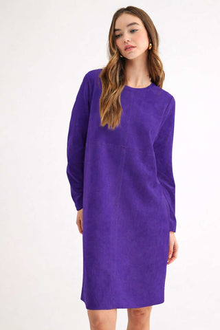 Aurora Suede Round Neck with NO Pockets