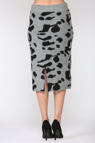 Samara Stretch Knitted Sweater Skirt
