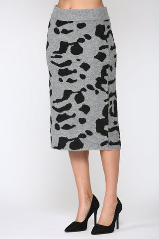 Samara Stretch Knitted Sweater Skirt
