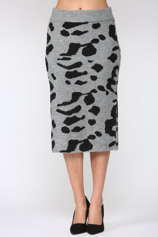 Samara Stretch Knitted Sweater Skirt