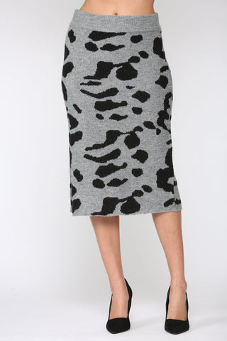 Samara Stretch Knitted Sweater Skirt
