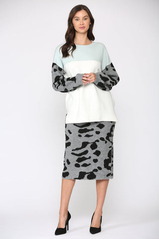Sasha Stretch Knitted Sweater Top
