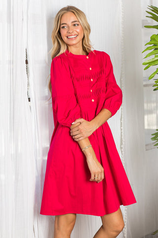 Whitney Cotton Poplin Dress