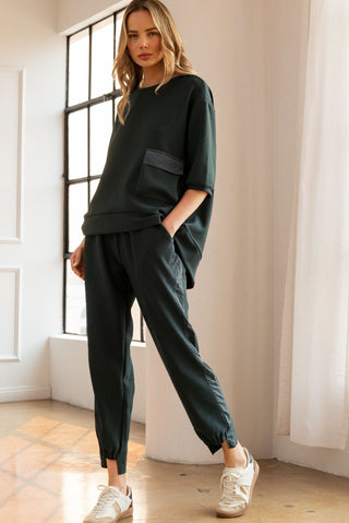 Katie Crepe Knit Pant - Dark Colors