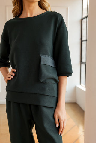 Katie Crepe Knit Pant - Dark Colors