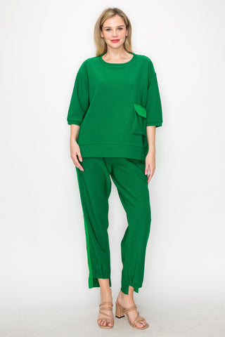 Katie Crepe Knit Pant - Dark Colors
