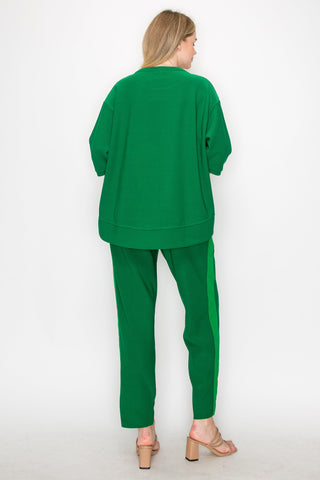 Katie Crepe Knit Pant - Dark Colors