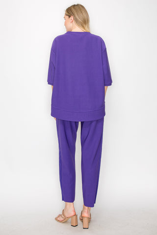 Katie Crepe Knit Pant - Dark Colors