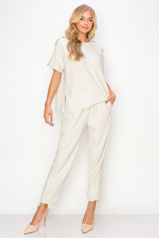 Kate Knit Stretch Crepe Top