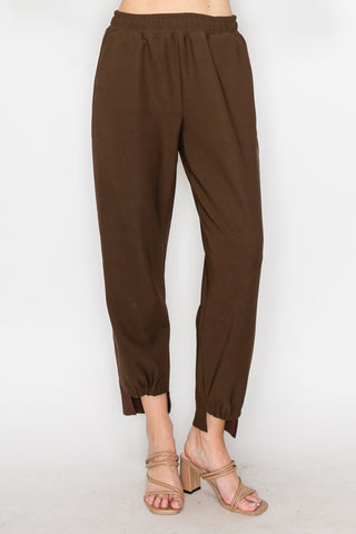 Katie Crepe Knit Pant - Dark Colors