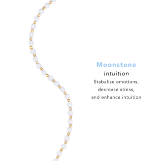 Gold Moon Dancer 3mm Healing Necklace
