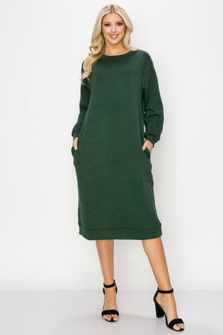 Finna Stretch French Scuba Knit Dress