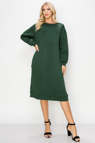 Finna Stretch French Scuba Knit Dress