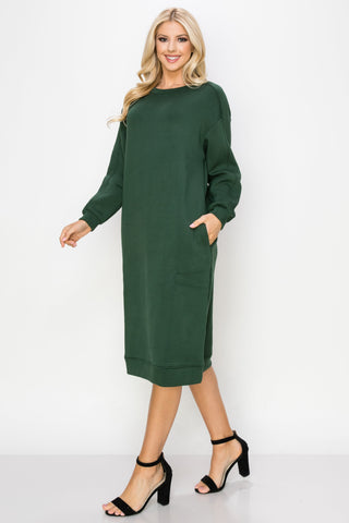 Finna Stretch French Scuba Knit Dress