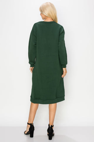 Finna Stretch French Scuba Knit Dress