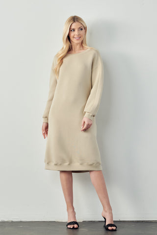 Finna Stretch French Scuba Knit Dress