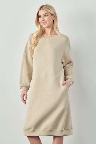 Finna Stretch French Scuba Knit Dress