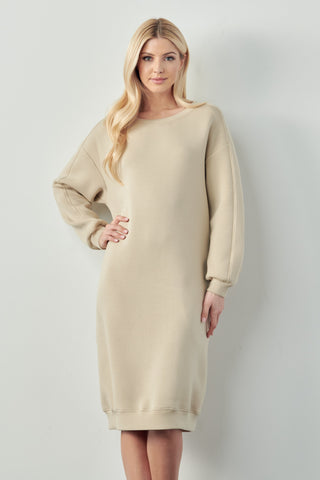 Finna Stretch French Scuba Knit Dress