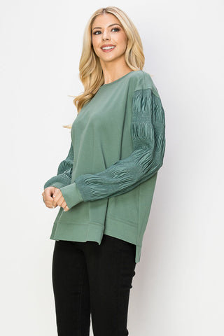 Radana Stretch Pointe Knit Top