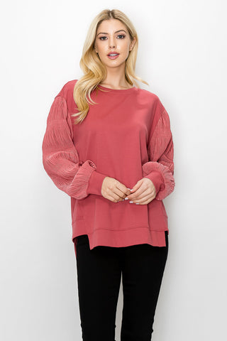Radana Stretch Pointe Knit Top
