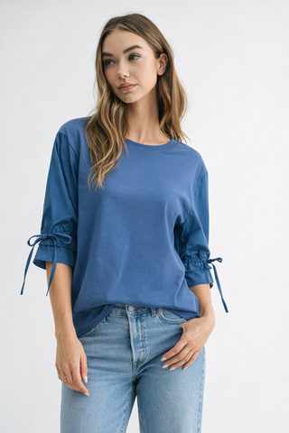 Reida Stretch Pointe Knit Top