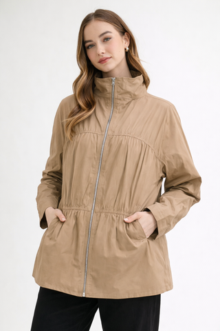 Jaelle Cotton Poplin Jacket