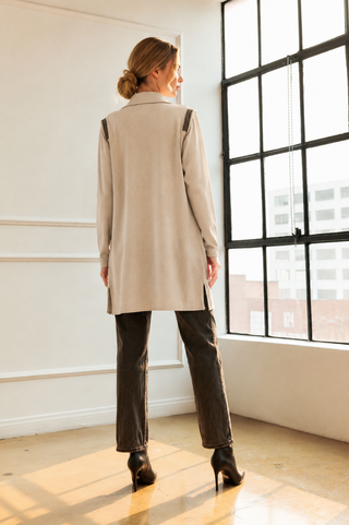 Shirie Stretch Knitted Sweater Vest