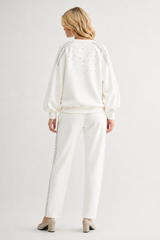 Finna Studded Stretch Scuba Pants
