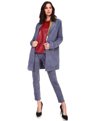 Ariel Stretch Suede Pant