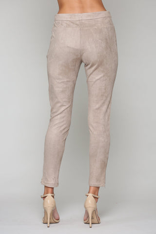 Ariel Stretch Suede Pant