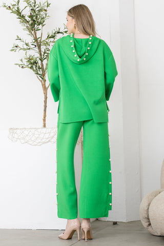 Francine French Scuba Pearl Hoodie - Light Colors