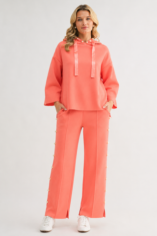 Farrah French Scuba Pearl Pant - Light Colors