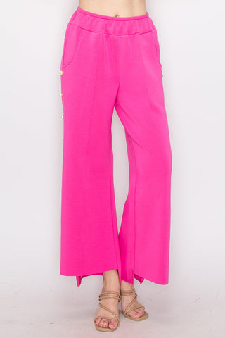 Farrah French Scuba Pearl Pant - Light Colors