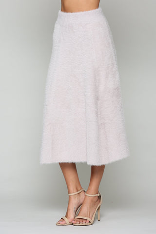 Stephanie Sweater Brushed Knitted Skirt
