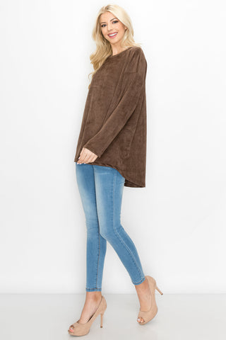 Adi Stretch Suede Top