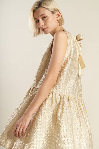 HORIZON HIDEAWAY WOVEN MINI DRESS