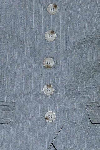SMILE BRIGHT IN GREY WOVEN VEST