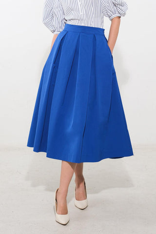 LOVE OF MINE WOVEN MIDI SKIRT