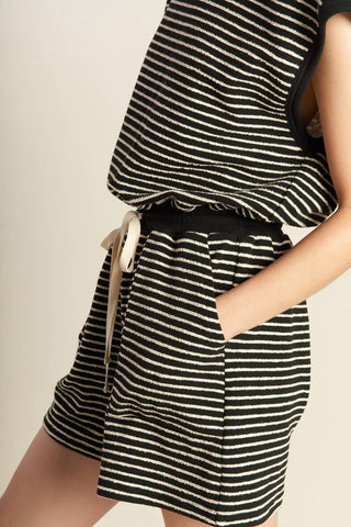 SUNSET COVE STRIP ROMPER