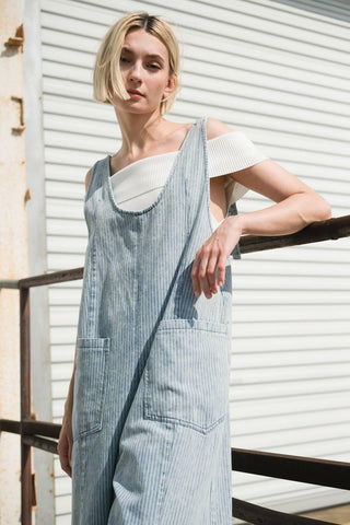 JOURNEY OF LOVE DENIM JUMPSUIT