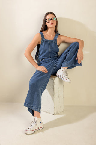 LET ME TALK DENIM CARGO PANTS