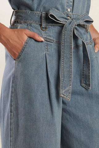 WONDERING WHY LIGHT DENIM PANTS