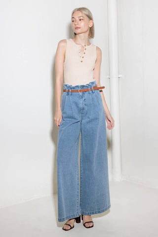 KISSED BY SUNLIGHT DENIM PANTS
