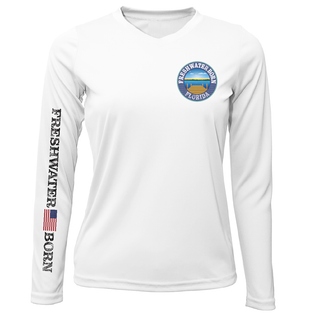 Florida Freshwater Born "Surrender The Booty" Women's Long Sleeve UPF 50+ Dry-Fit Shirt