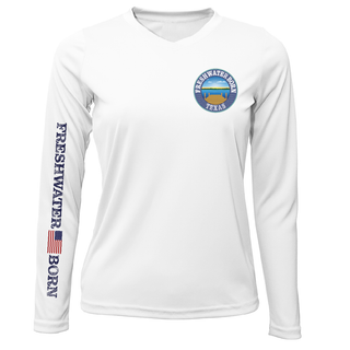 Texas Freshwater Born Kraken Women's Long Sleeve UPF 50+ Dry-Fit Shirt