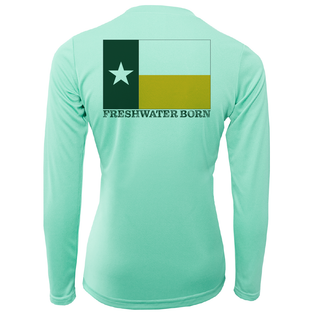 Waco Freshwater Born Women's Long Sleeve UPF 50+ Dry-Fit Shirt