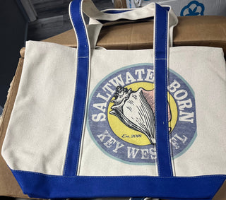 Saltwater Born Canvas Tote