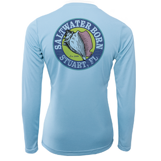 Stuart "Saltwater Hair...Don't Care" Long Sleeve UPF 50+ Dry-Fit Shirt